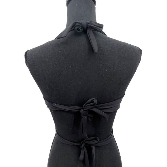 Victoria's‎ Secret Swim Wrap Multiway Bandeau Bikini Top Black Size 34 C - Picture 4 of 6